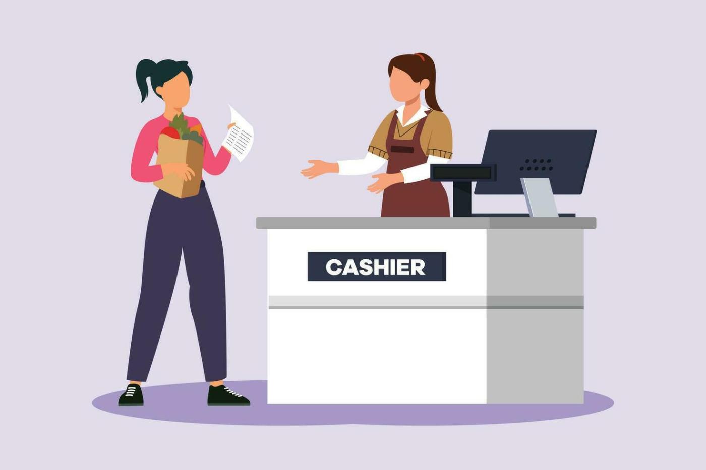 How money leaves a counter