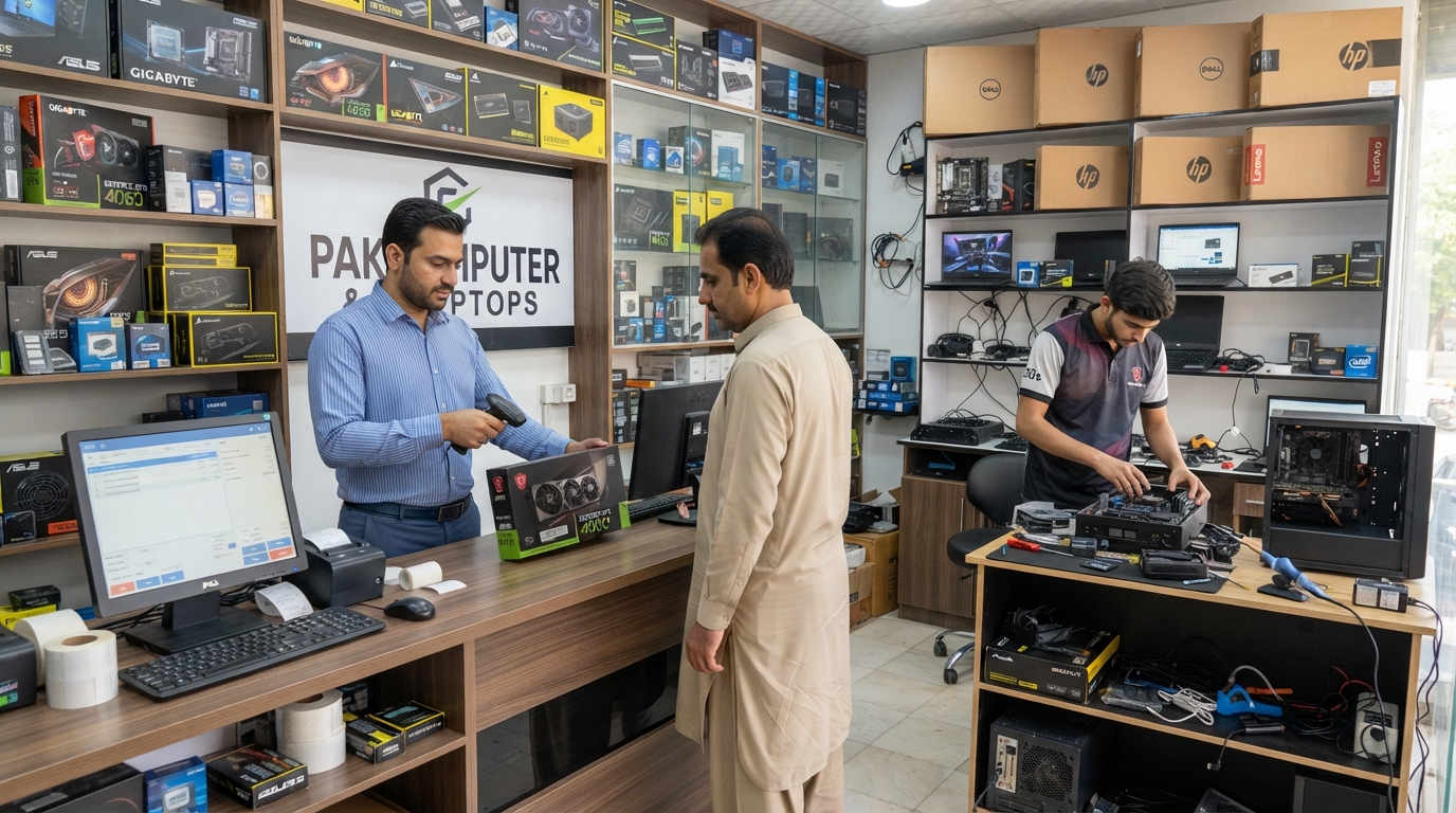 Computer and IT Shop using onlinePOS