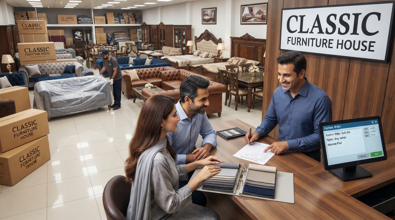 Furniture Shop using onlinePOS