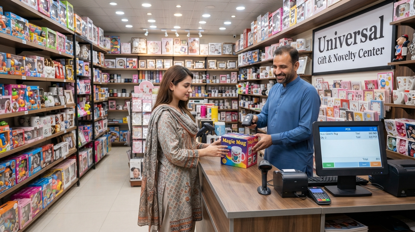 Gift and Dollar Shop using onlinePOS
