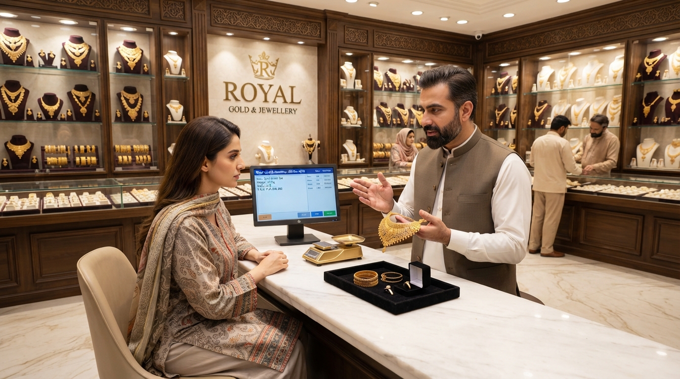 Jewellery Shop using onlinePOS