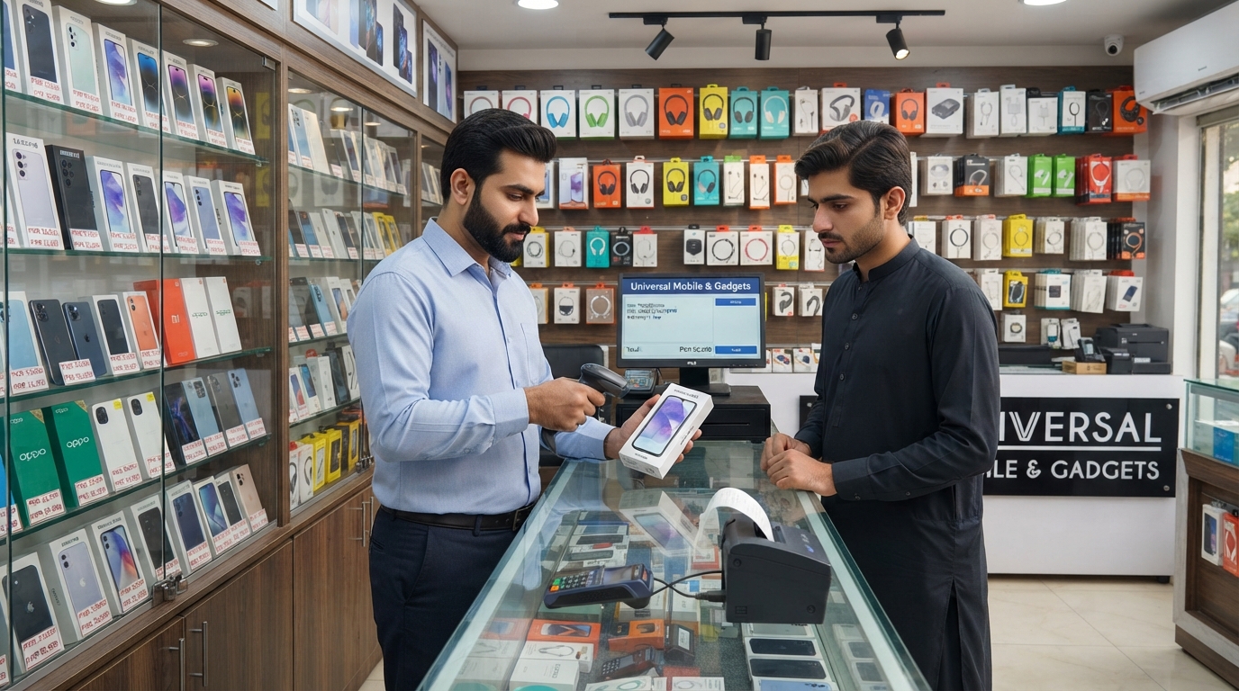 Mobile Shop using onlinePOS