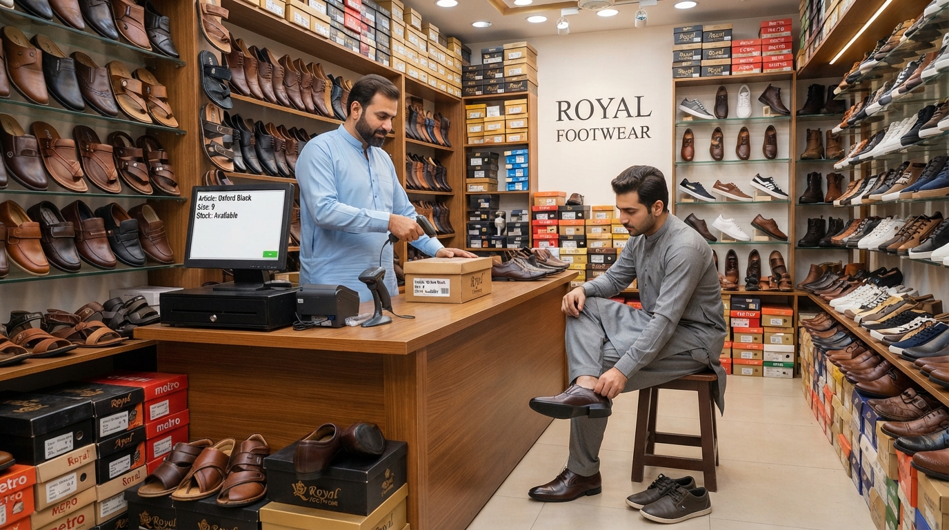 Shoe Store using onlinePOS