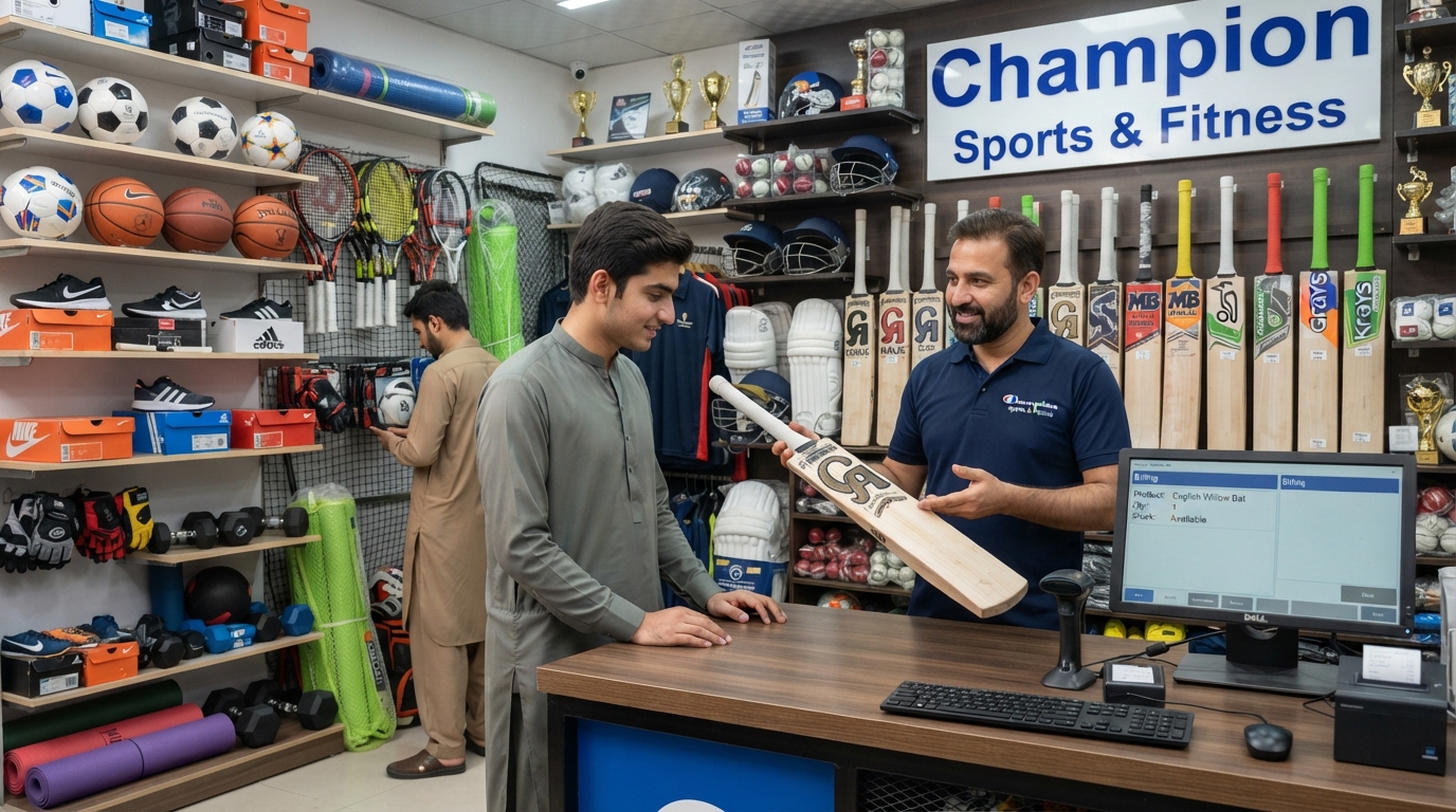Sports Goods Store using onlinePOS